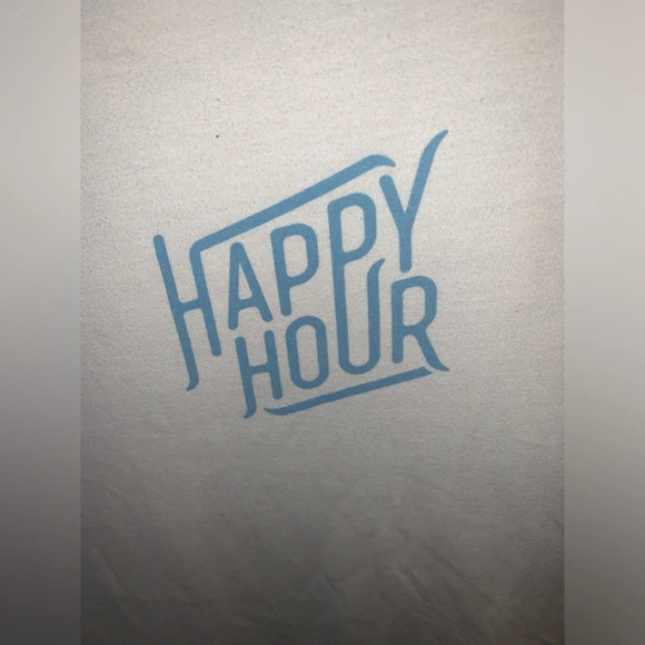 Goodfellow “Happy Hour”‎ short sleeved T shirt size small - Picture 2 of 4